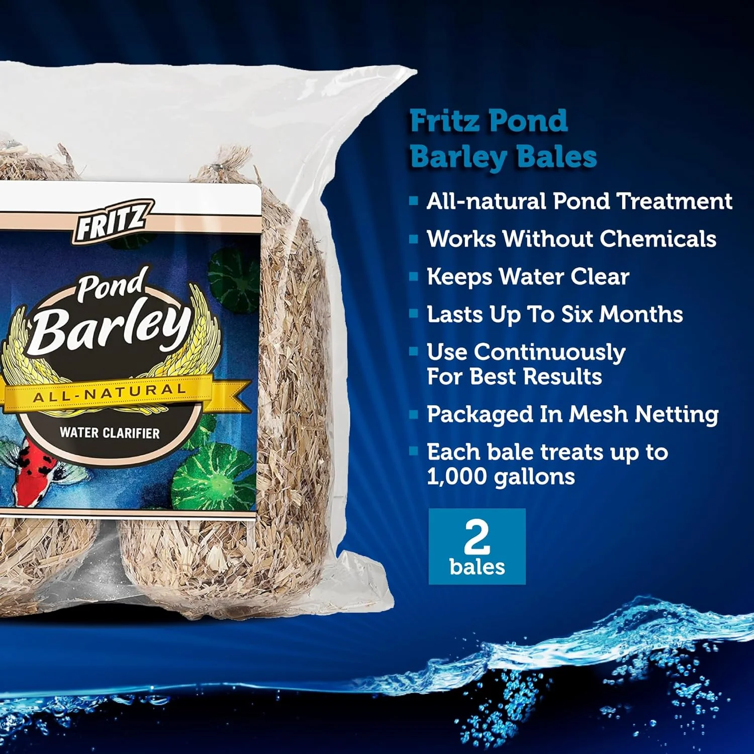Fritz Aquatics Barley Bales - 2 Pack - Image 2