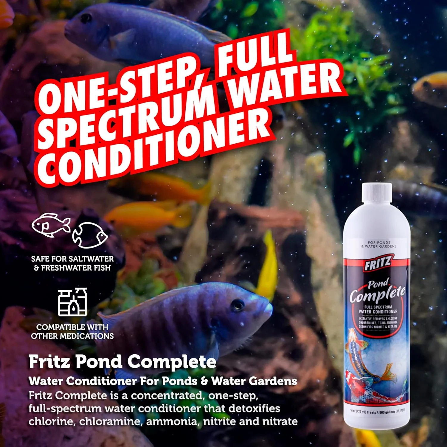 Fritz Pond - Complete Water Conditioner - 16oz - Image 3