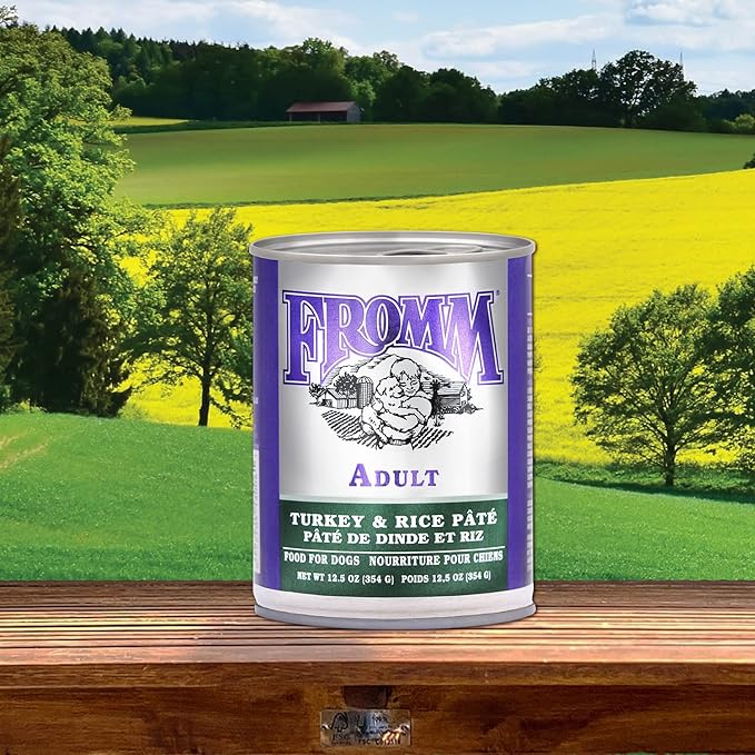 Fromm Classic Adult Turkey & Rice Pate Dog Food - Premium Wet Dog Food - Turkey Recipe - Case of 12 Cans - Image 4