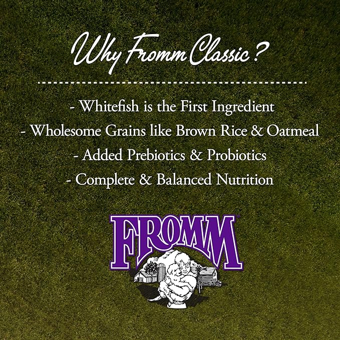 Fromm Classic Adult Whitefish & Rice Dog Food - Premium Dry Dog Food for Large, Medium, & Small Breeds - Whitefish & Rice Recipe - Image 3