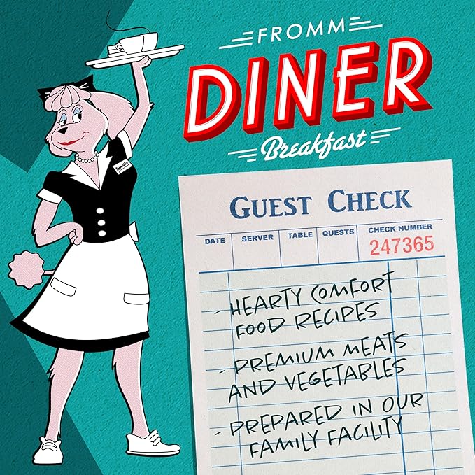 Fromm Diner Breakfast Betty's Biscuits & Gravy Pork & Eggs Recipe in Gravy Dog Food - Premium Wet Dog Food - Pork Recipe - Case of 12 Cans - Image 7