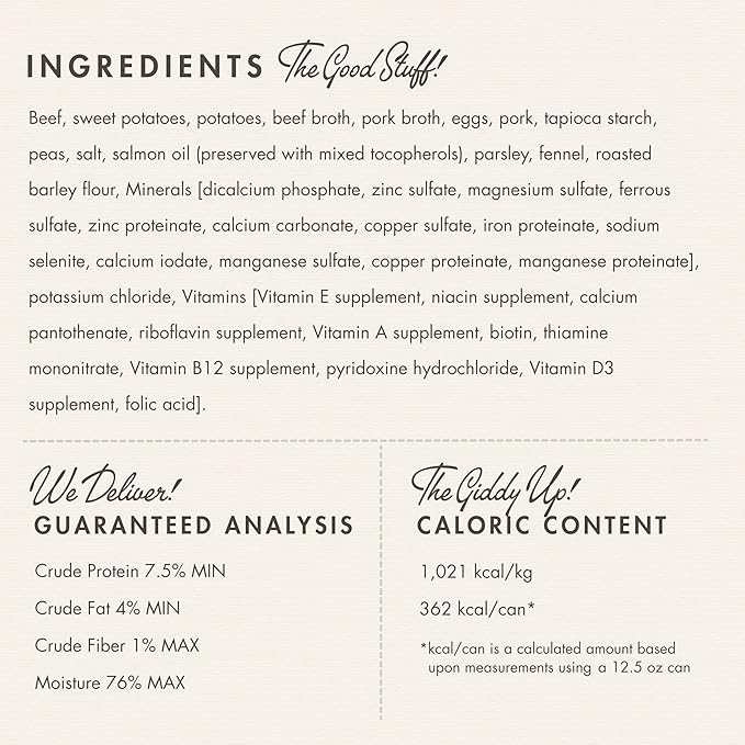 Fromm Diner Breakfast Maddie's Morning Hash Beef & Sweet Potato Recipe Dog Food - Premium Wet Dog Food - Beef Recipe - Case of 12 Cans - Image 2