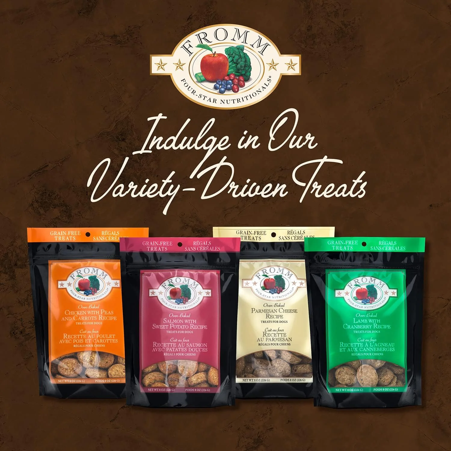 Fromm Four-Star Lamb with Cranberry Grain-Free Dog Treats, 8-Ounce Bag - Image 4