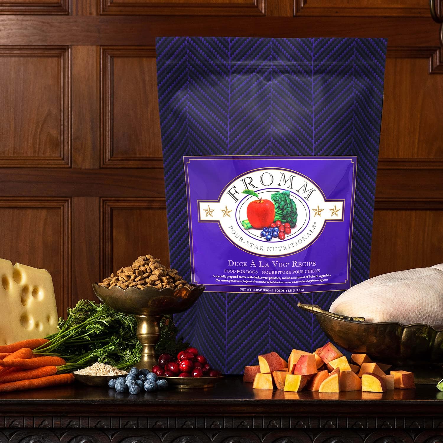 Fromm Four-Star Nutritionals Duck A La Veg Dog Food - Premium Dry Dog Food - Duck Recipe - Image 5