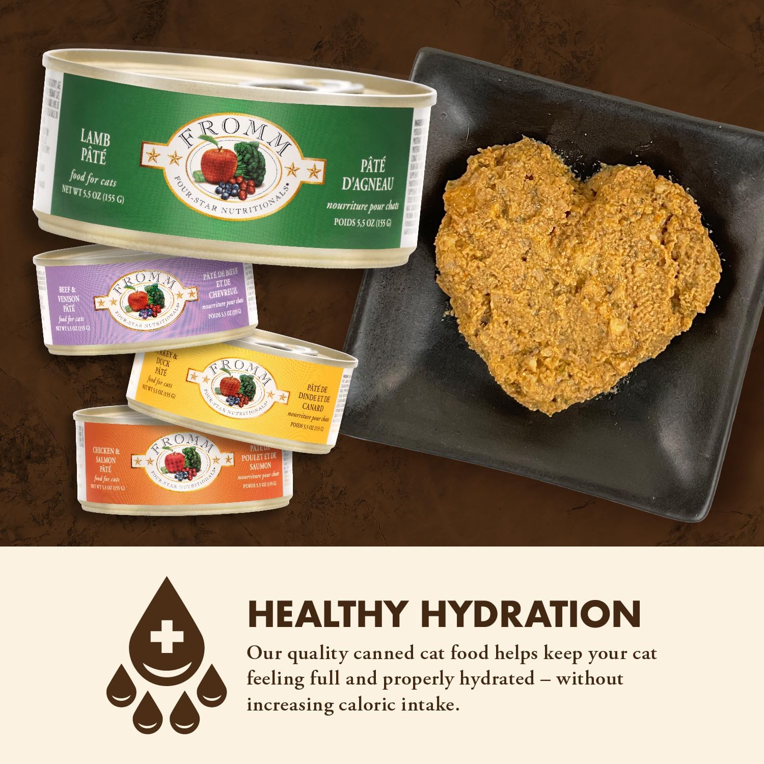 Fromm Four-Star Nutritionals Lamb Pate Cat Food - Premium Wet Cat Food - Lamb Recipe - Case of (12) 5.5 oz Cans - Image 2