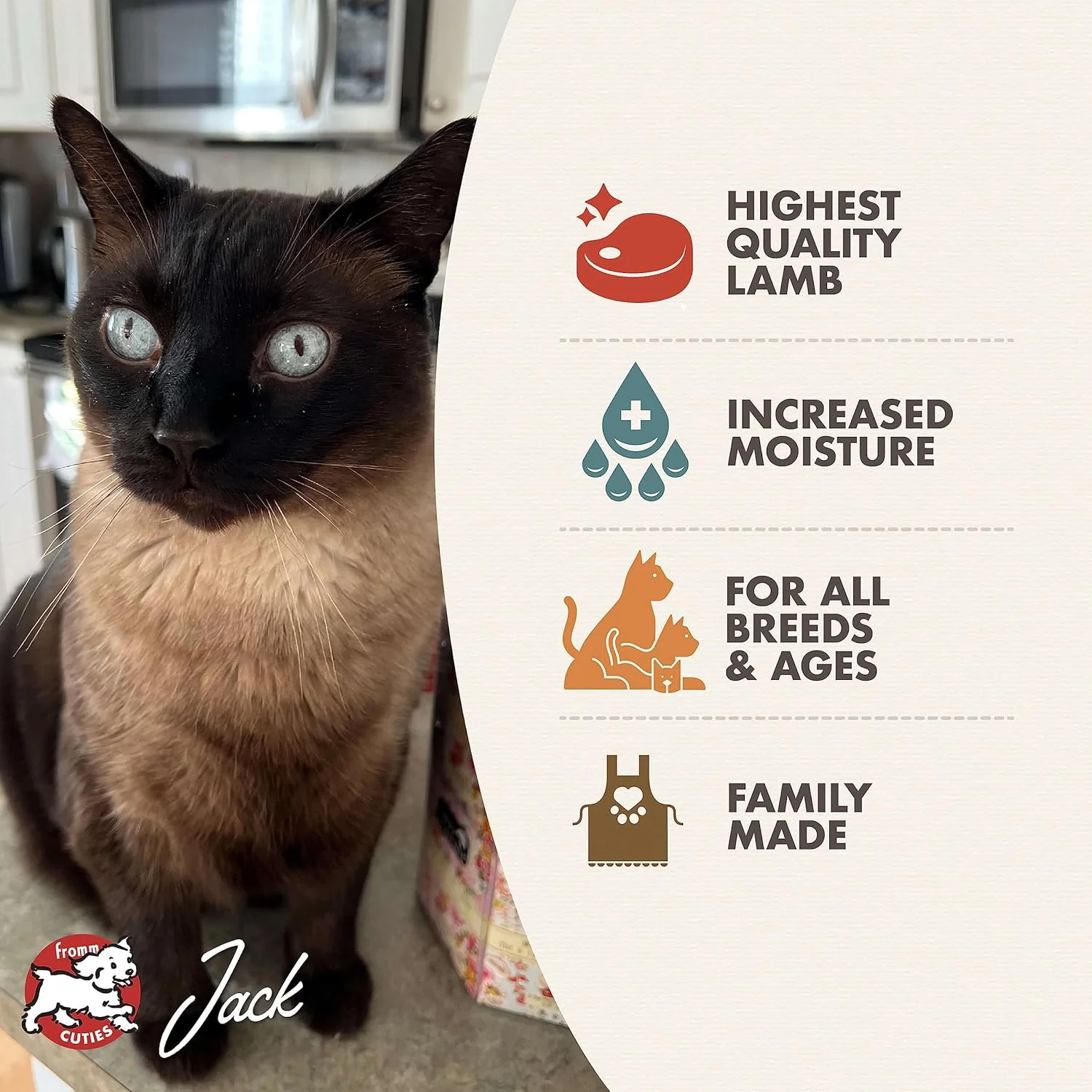 Fromm Four-Star Nutritionals Lamb Pate Cat Food - Premium Wet Cat Food - Lamb Recipe - Case of (12) 5.5 oz Cans - Image 3