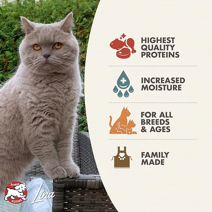 Fromm Four-Star Nutritionals Surf & Turf in Gravy Entrée - Premium Wet Cat Food - Chicken Recipe - Case of (12) 5.5 oz Cans - Image 3