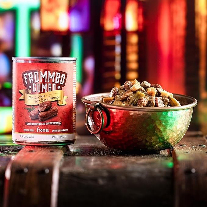 Fromm Frommbo Gumbo Hearty Stew with Beef Sausage Dog Food - Premium Wet Dog Food - Beef Recipe - Case of (12) 12.5 oz Cans - Image 5