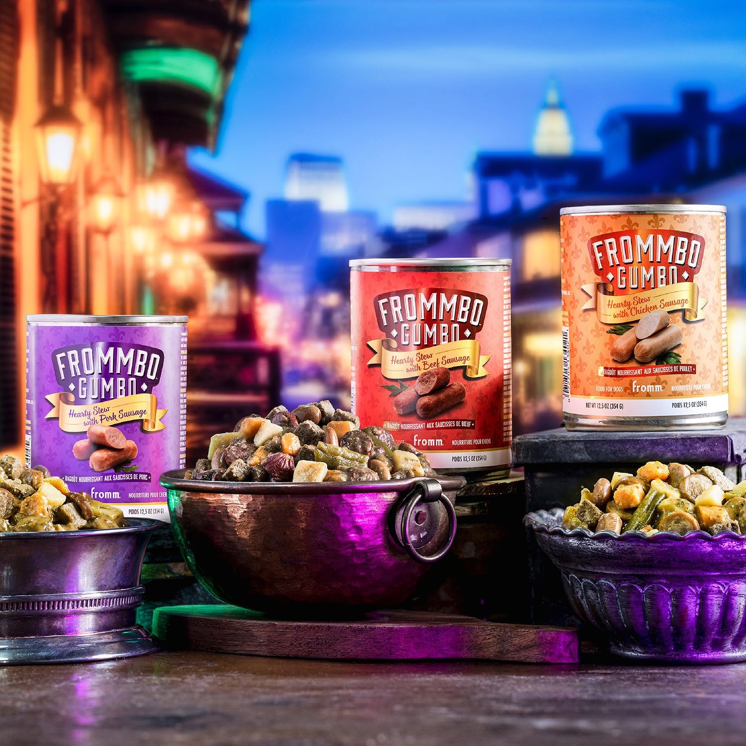 Fromm Frommbo Gumbo Hearty Stew with Chicken Sausage Dog Food - Premium Wet Dog Food - Chicken Recipe - Case of (12) 12.5 oz Cans - Image 3