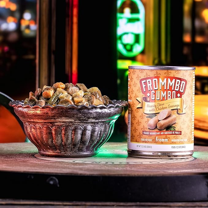 Fromm Frommbo Gumbo Hearty Stew with Chicken Sausage Dog Food - Premium Wet Dog Food - Chicken Recipe - Case of (12) 12.5 oz Cans - Image 4