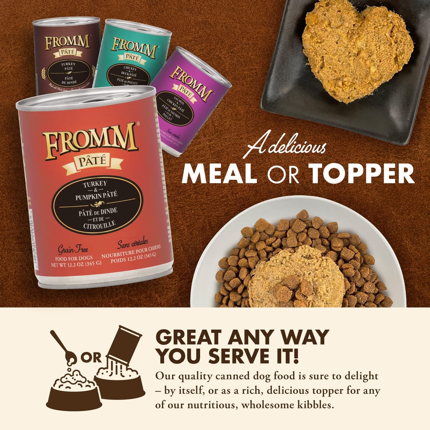 Fromm Turkey & Pumpkin Pate Dog Food - Premium Wet Dog Food - Turkey Recipe - Case of 12 Cans - Image 5