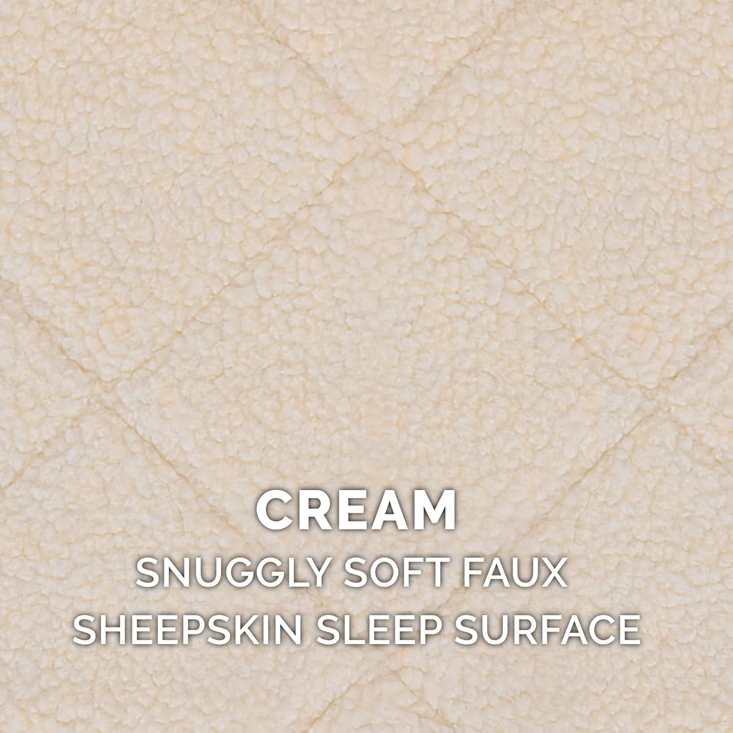 Furhaven Dog Bed for Large/Medium Dogs, 100% Washable, Sized to Fit Crates - Sherpa Fleece Bolster Crate Pad - Cream - Image 5