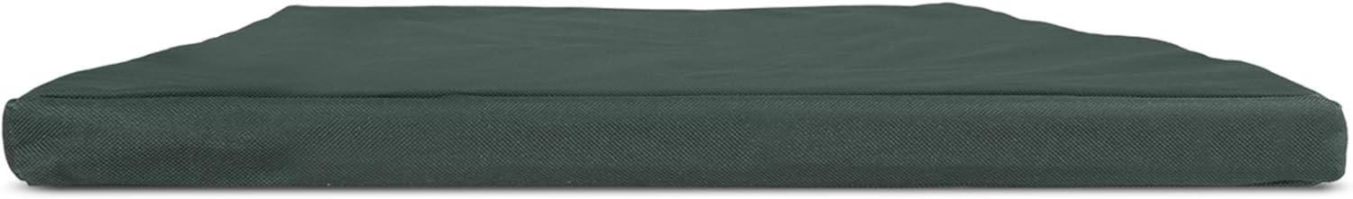 Furhaven Water-Resistant Dog Bed for Extra Small Dogs w/ Removable Washable Cover, Perfect for Crates & Kennels, For Dogs Up to 12 lbs - Two-Tone Reversible Crate Pad - Green/Gray - Image 5