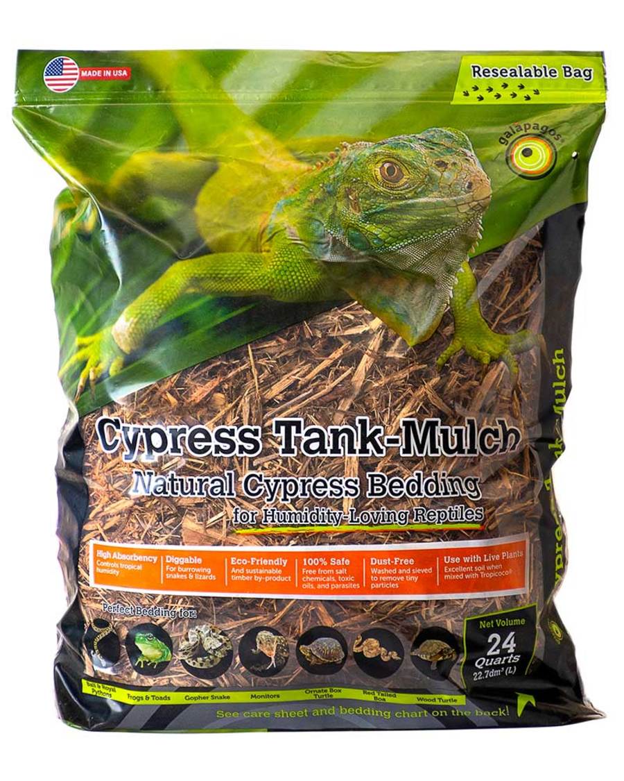 Galápagos (05056) Cypress Tank-Mulch Woodland Bedding for Reptiles & Amphibians, Eco-Friendly, High Absorbency, Dust-Free Perfect for Bearded Dragons, Tortoises, Snakes, & More - Image 7