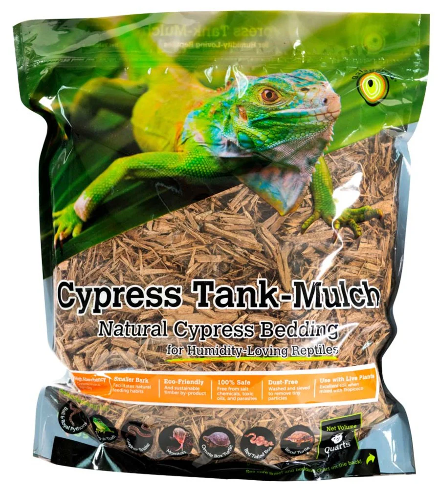 Galápagos (05056) Cypress Tank-Mulch Woodland Bedding for Reptiles & Amphibians, Eco-Friendly, High Absorbency, Dust-Free Perfect for Bearded Dragons, Tortoises, Snakes, & More - Image 8