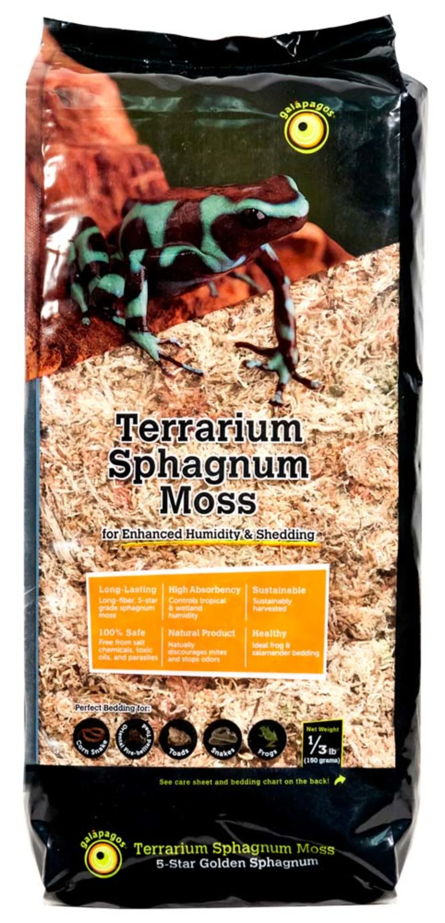 Galapagos (05203) 5-Star Terrarium Sphagnum Moss, Blond Sphagnum - Image 7