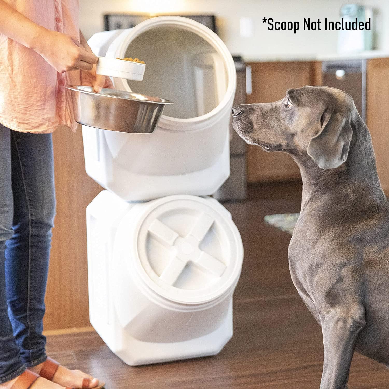Gamma2 Vittles Vault Stackable Dog Food Storage Container with Sealing Lid - Image 15