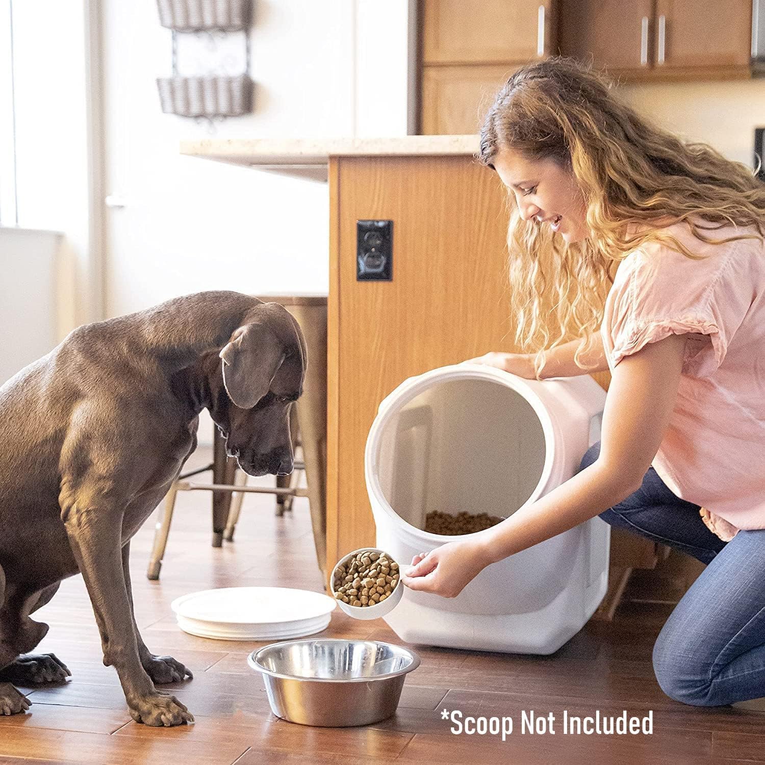 Gamma2 Vittles Vault Stackable Dog Food Storage Container with Sealing Lid - Image 6