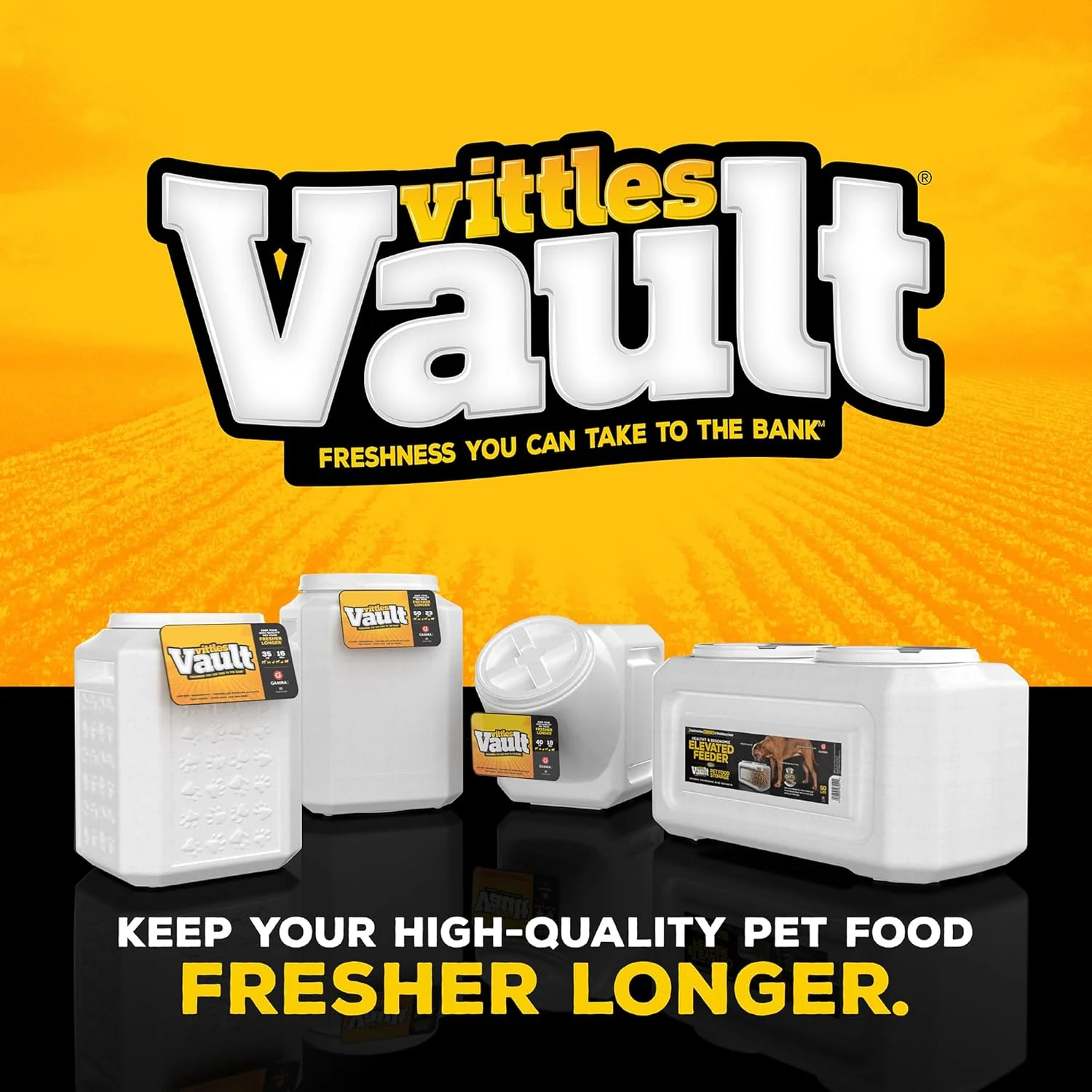 Gamma2 Vittles Vault Stackable Dog Food Storage Container with Sealing Lid - Image 7