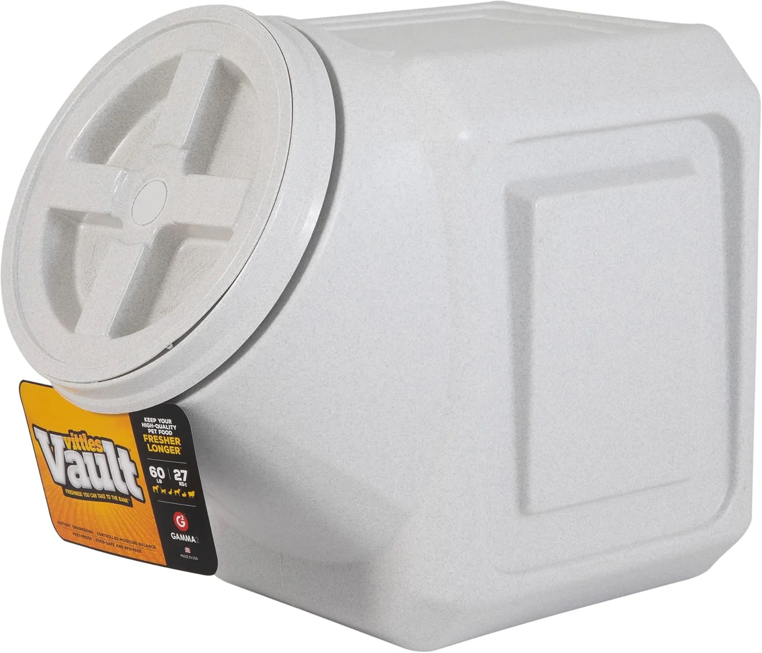 Gamma2 Vittles Vault Stackable Dog Food Storage Container with Sealing Lid - Image 9
