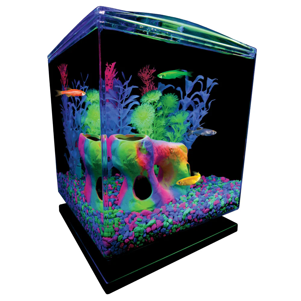 GloFish Aquarium Gravel, Pink/Green/Blue Mix, Complements Tanks, 5 Pounds - Image 3