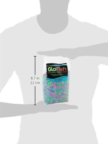 GloFish Aquarium Gravel, Pink/Green/Blue Mix, Complements Tanks, 5 Pounds - Image 7
