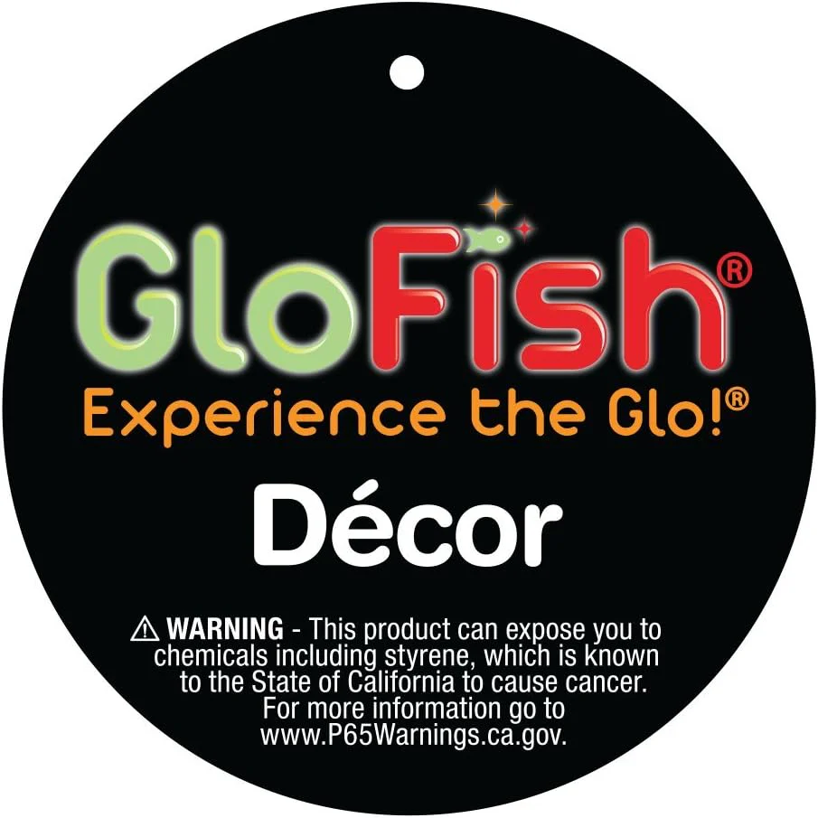 GloFish Plant Aquarium Décor, Green and Blue Large, Fluorescent Under Blue LED Light - Image 2