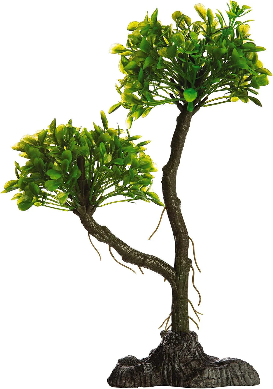 GloFish Mangrove Green Tree Plant Fluorescent Under Blue LED Light Aquarium Decor - Image 2