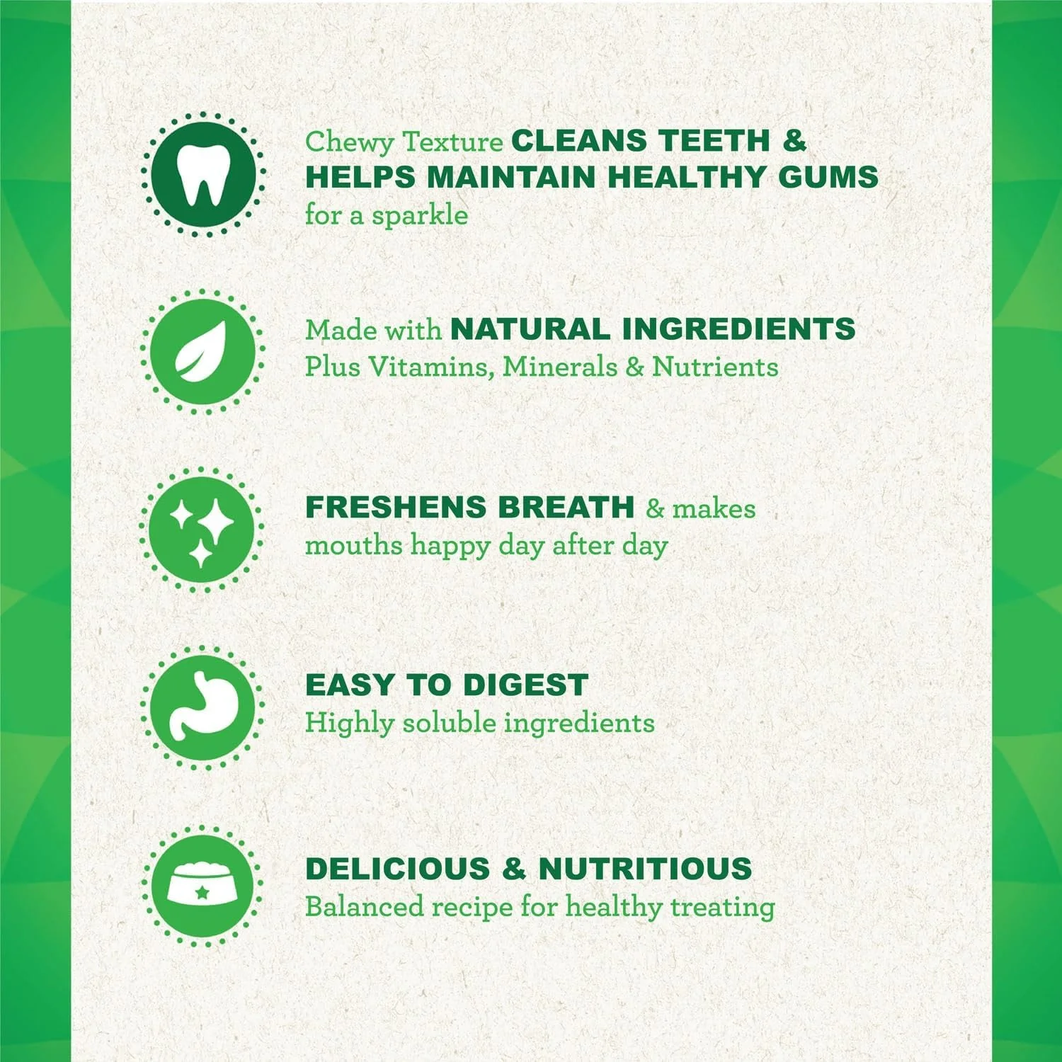 Greenies Large Natural Dental Care Dog Treats Blueberry Flavor - Image 3
