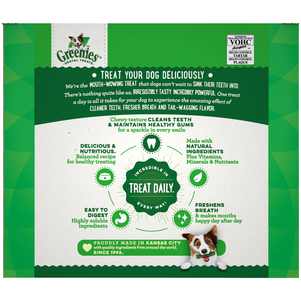 Greenies Original Teenie Natural Dental Care Dog Treats - Image 7
