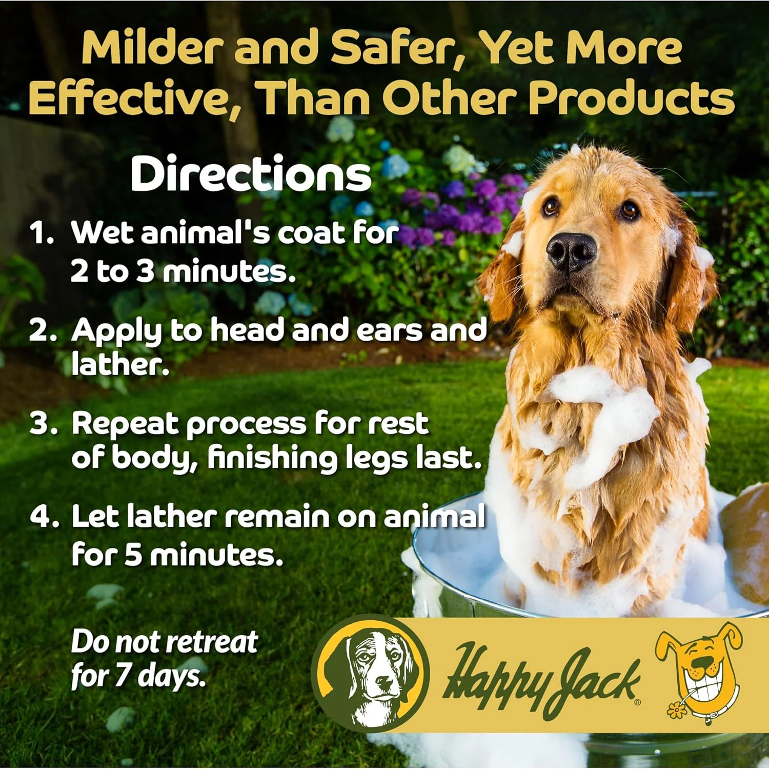 Happy Jack® Paracide Flea & Tick Shampoo – 8 oz - Image 5