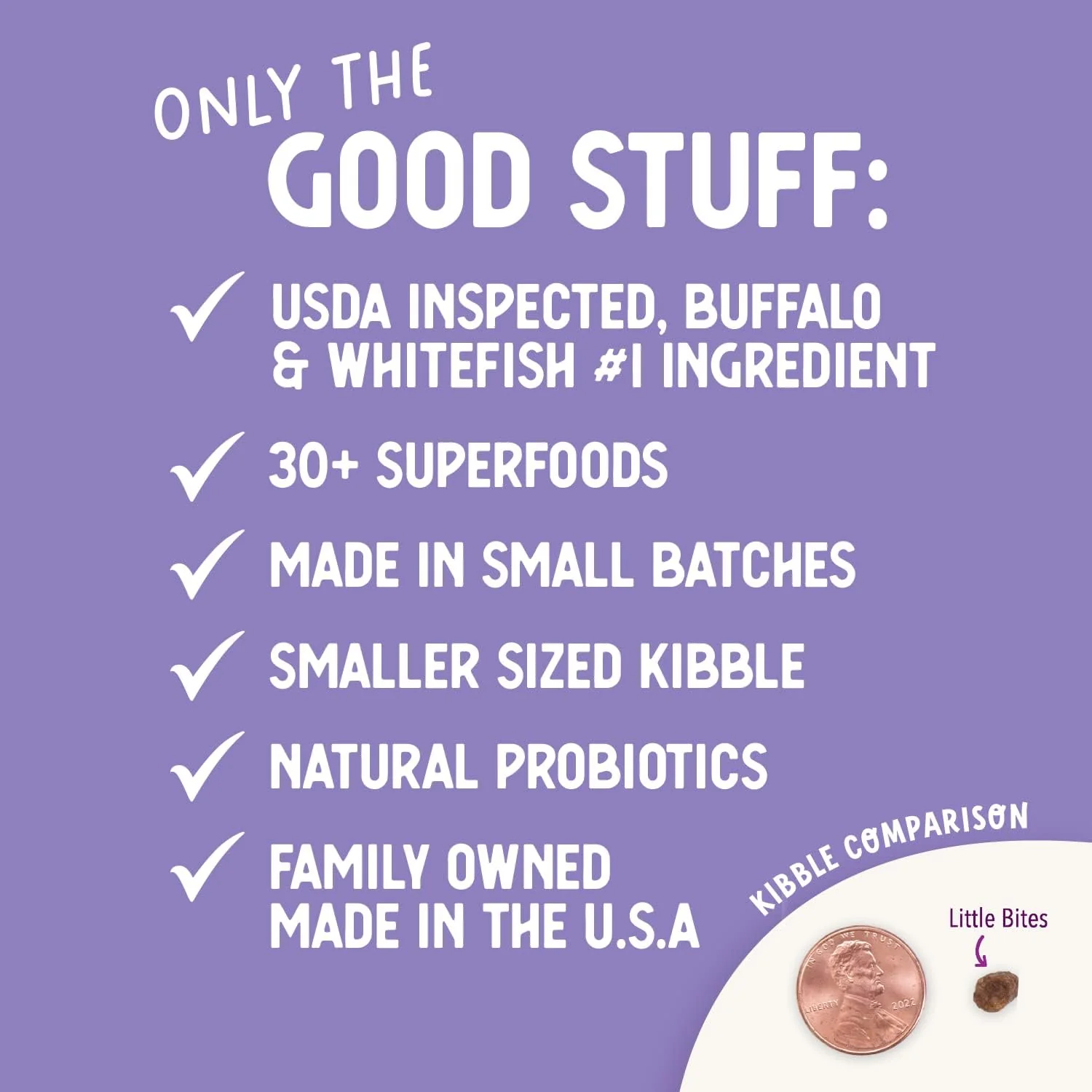 Health Extension Grain Free Buffalo & Whitefish Little Bites (23.5 lb / 10.66 kg) - Small Kibble Formula with Omega 3 & Whole Foods for Teacups, Toys & Miniature Dogs - Image 6
