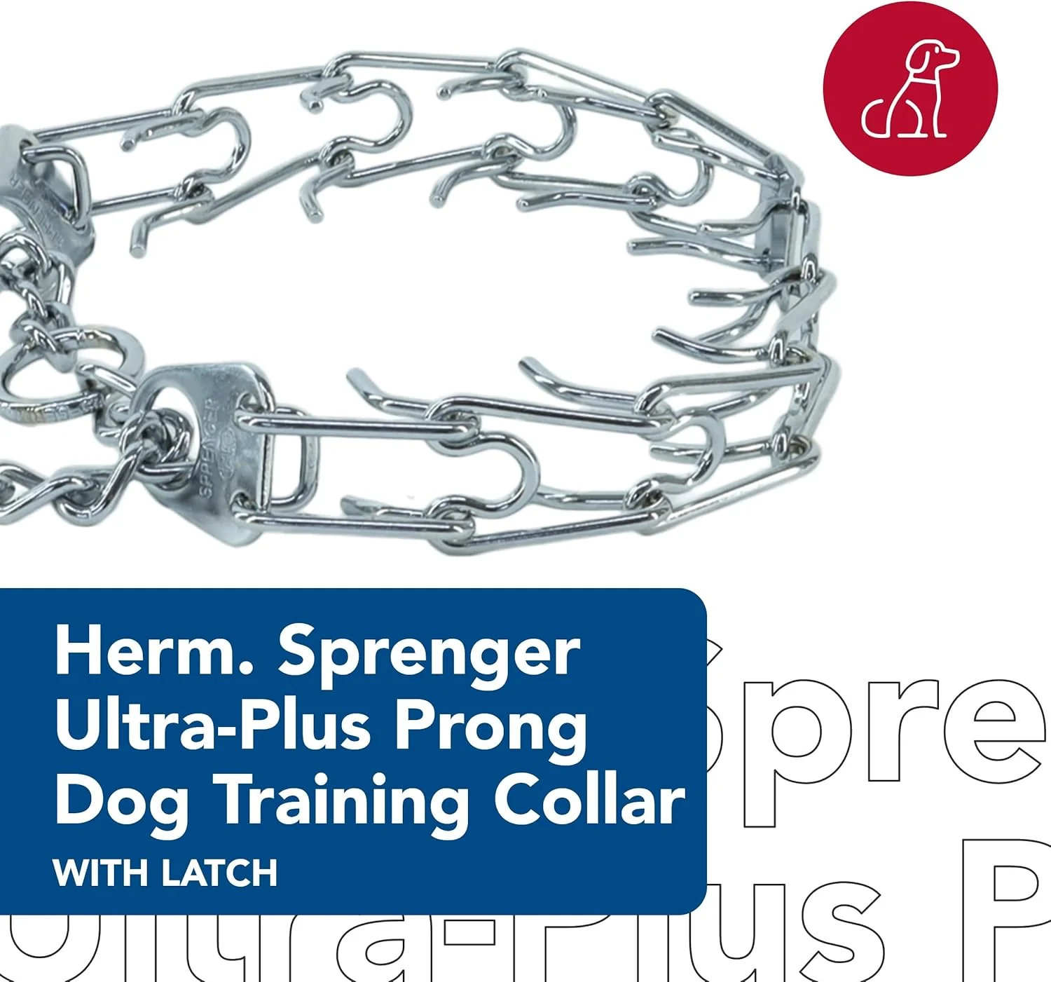Herm Sprenger Pinch Dog Collar with Quick Release Snap - Image 2