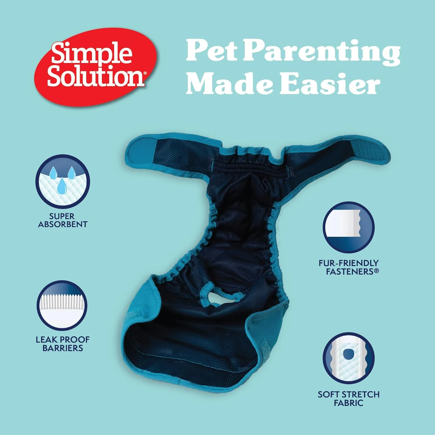 HERO PET Dog Simple Solution Washable Dog Diaper - Image 2