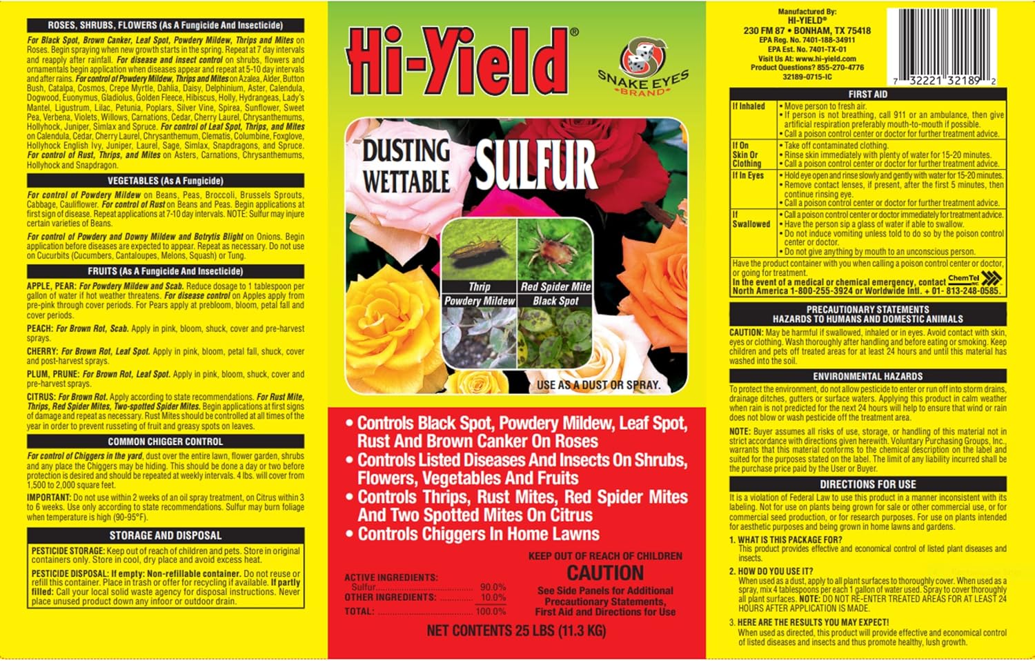 Hi-Yield (34115) Super Phosphate 0-18-0 (3.25 lbs.) - Image 2