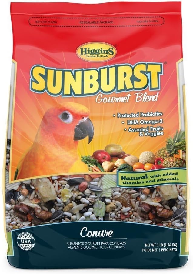Higgins Premium Pet Foods Hig Sunburst Conure 3lb, Large - Image 2