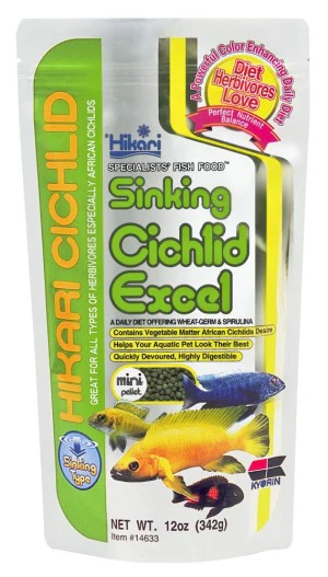 Hikari Cichlid Excel Sinking Pellets Fish Food - Image 2