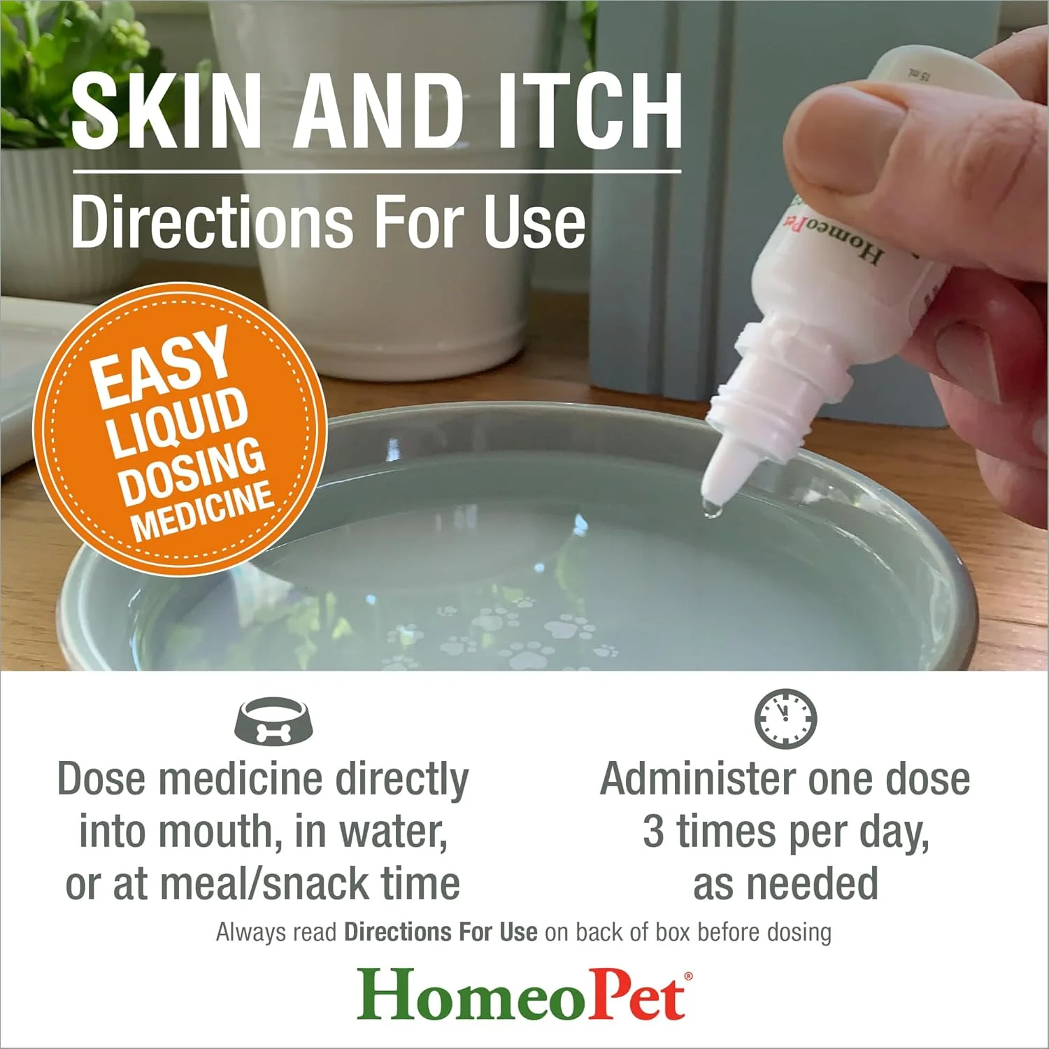 HomeoPet Skin and Itch, Safe and Natural Itch Relief for Dogs and Cats, Coat and Skin Soother for Pets, 15 Milliliters - Image 5