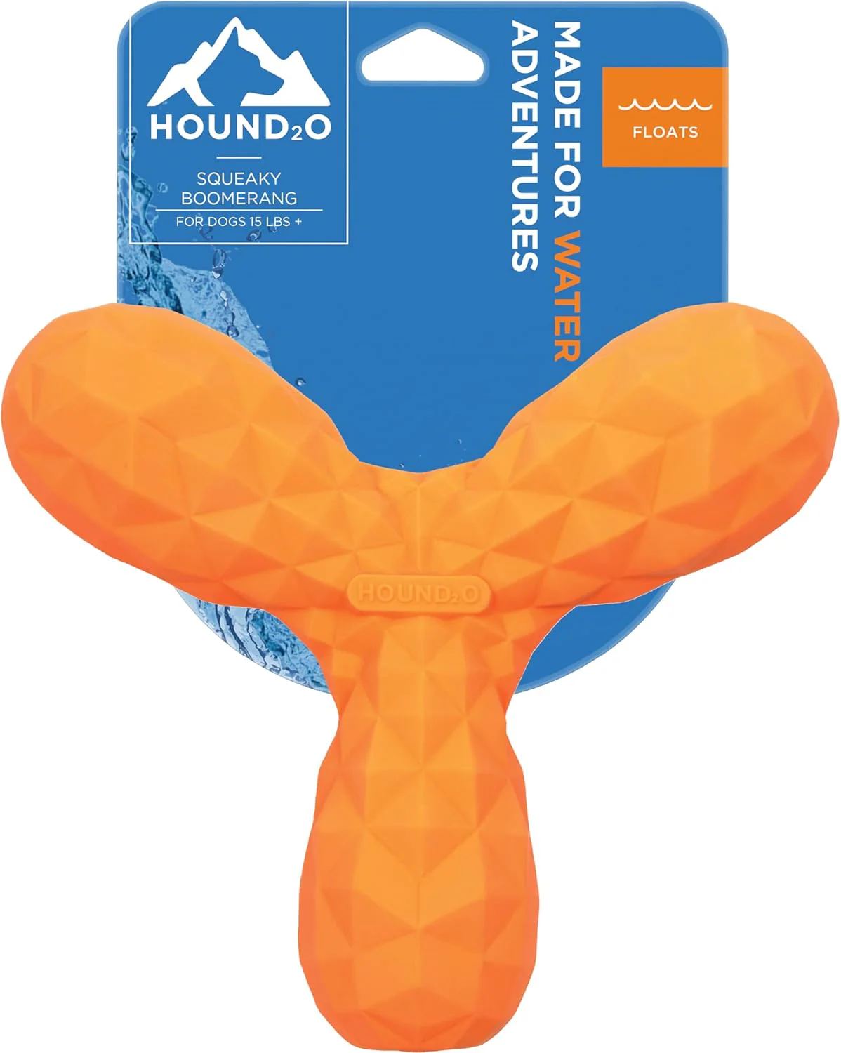 Hound2O Outdoor Dog Toys | Squeaky Boomerang Chew Toy for Dogs | Bright Color for Interactive Play | Durable Toy Made from Non-Toxic Materials - Image 7