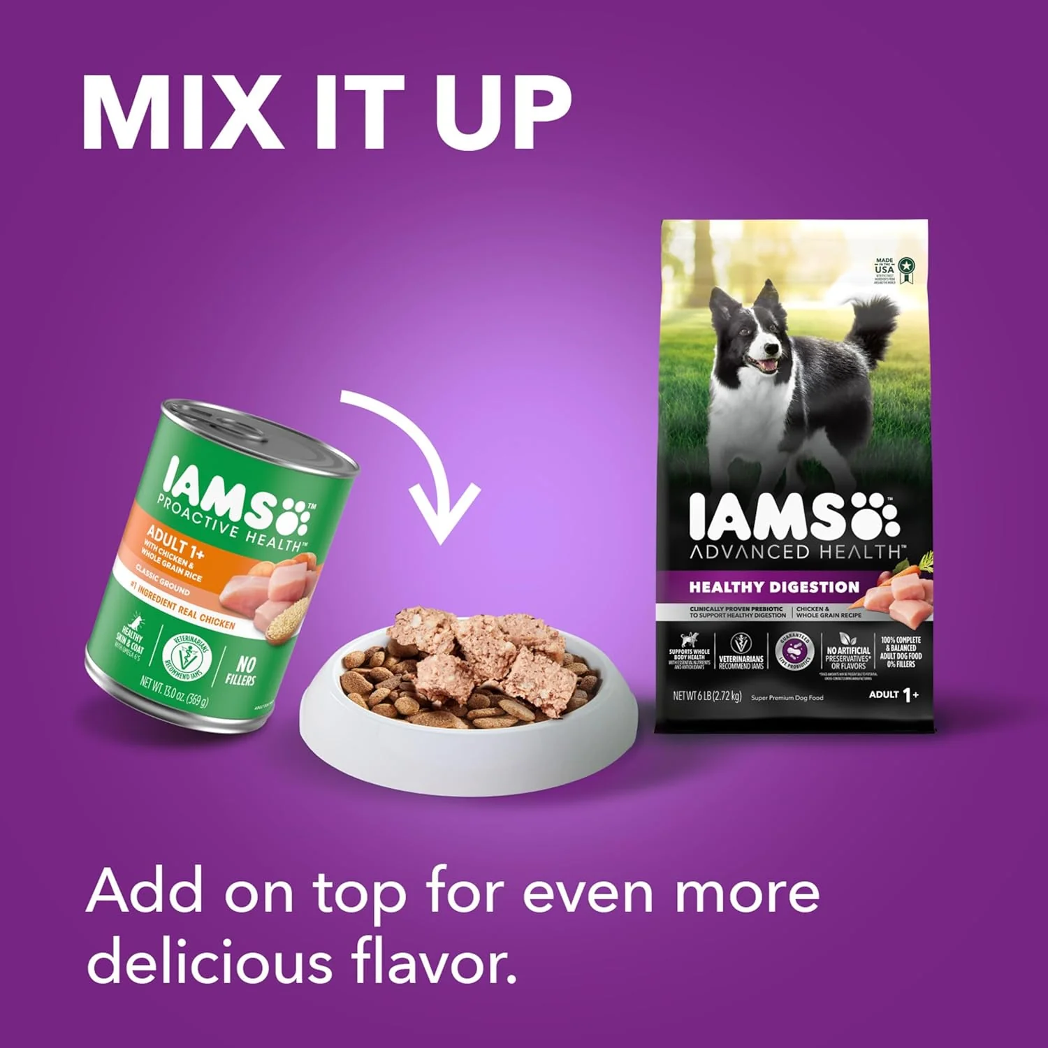 Iams Advanced Health Adult Healthy Digestion Dry Dog Food with Real Chicken - Image 11