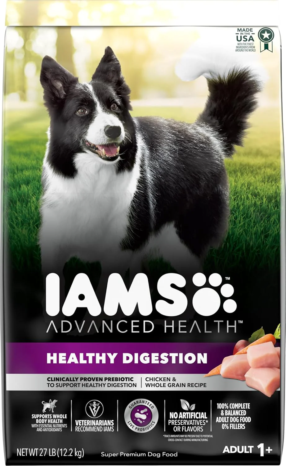 Iams Advanced Health Adult Healthy Digestion Dry Dog Food with Real Chicken - Image 12
