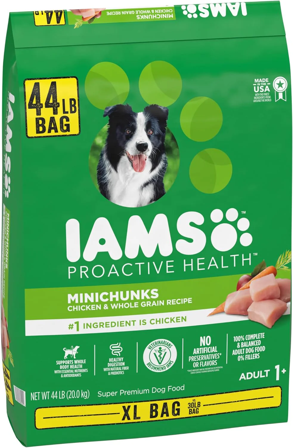 Iams Proactive Health Minichunks with Chicken & Whole Grain Recipe Adult Dry Dog Food - Image 3