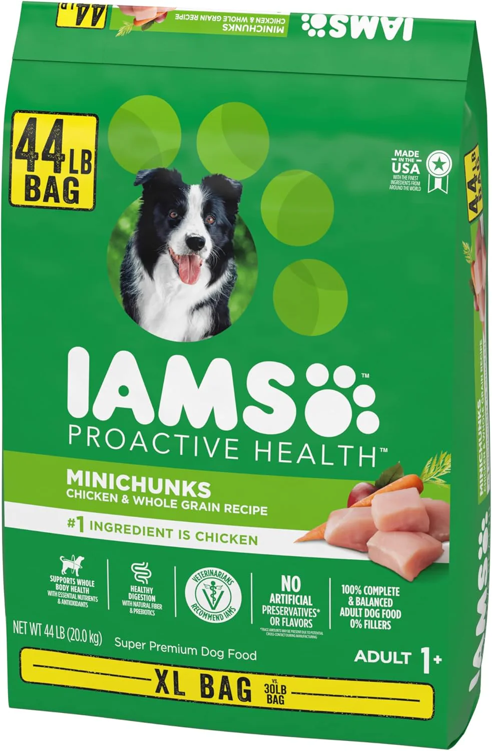 Iams Proactive Health Minichunks with Chicken & Whole Grain Recipe Adult Dry Dog Food - Image 4