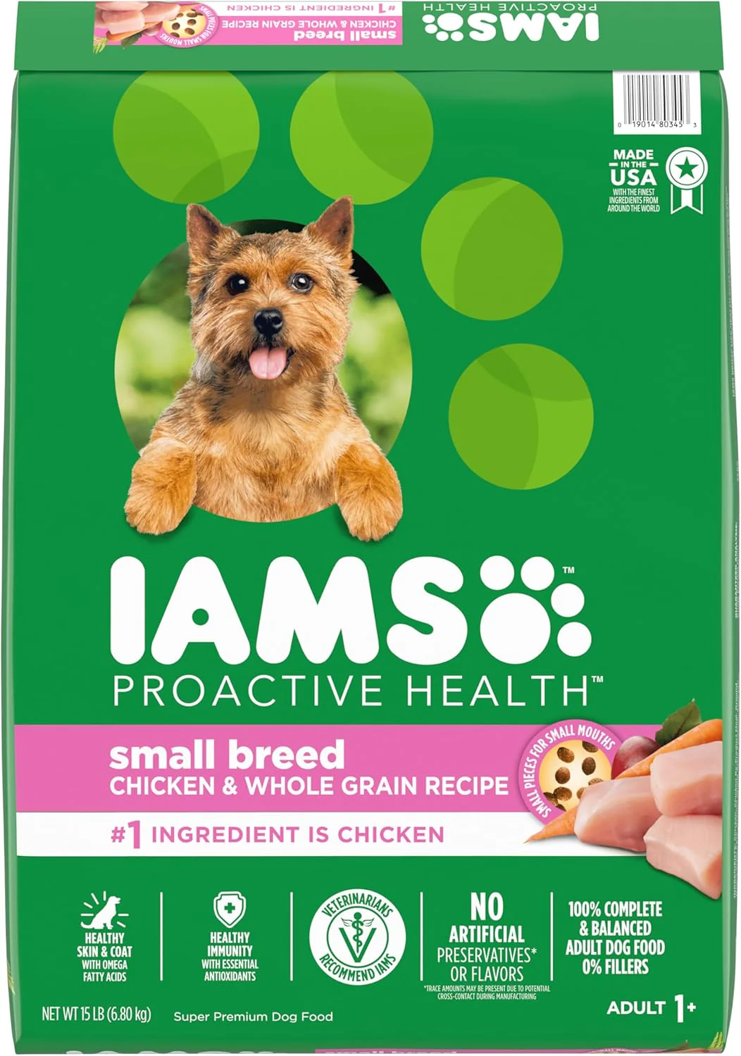 IAMS Small & Toy Breed Adult Dry Dog Food for Small Dogs with Real Chicken - Image 6