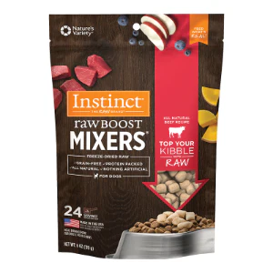 INSTINCT DOG FREEZE-DRIED RAW BOOST MIXER GRAIN FREE BEEF - Image 2
