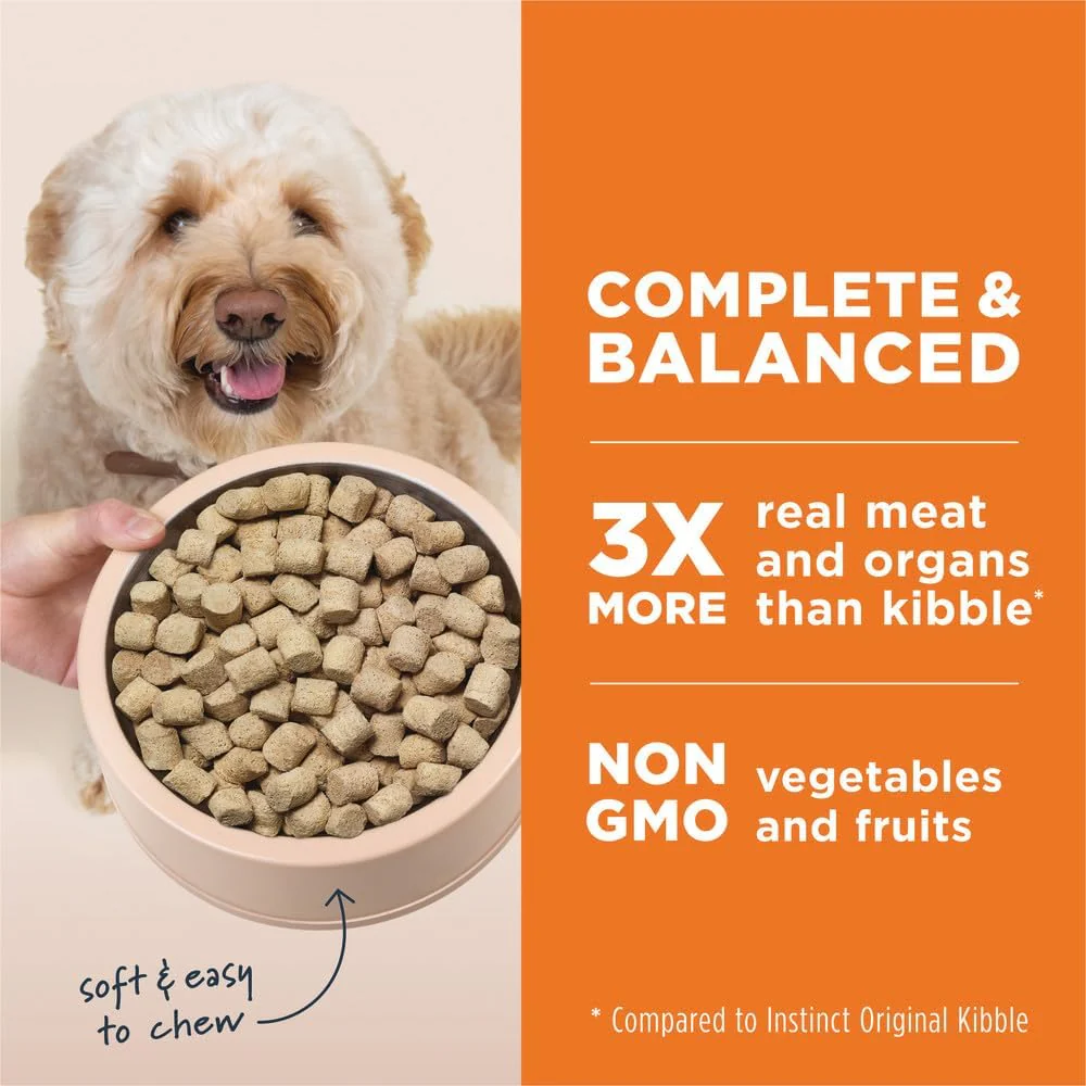 Instinct Freeze Dried Raw Meals, Natural Dry Dog Food, Grain Free - Cage Free Chicken - Image 4
