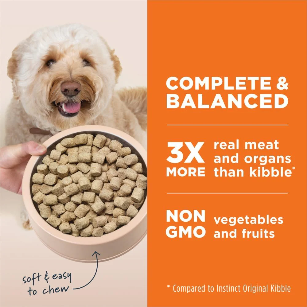 Instinct Freeze Dried Raw Meals, Natural Dry Dog Food, Grain Free - Real Beef, 25 oz. Bag - Image 5