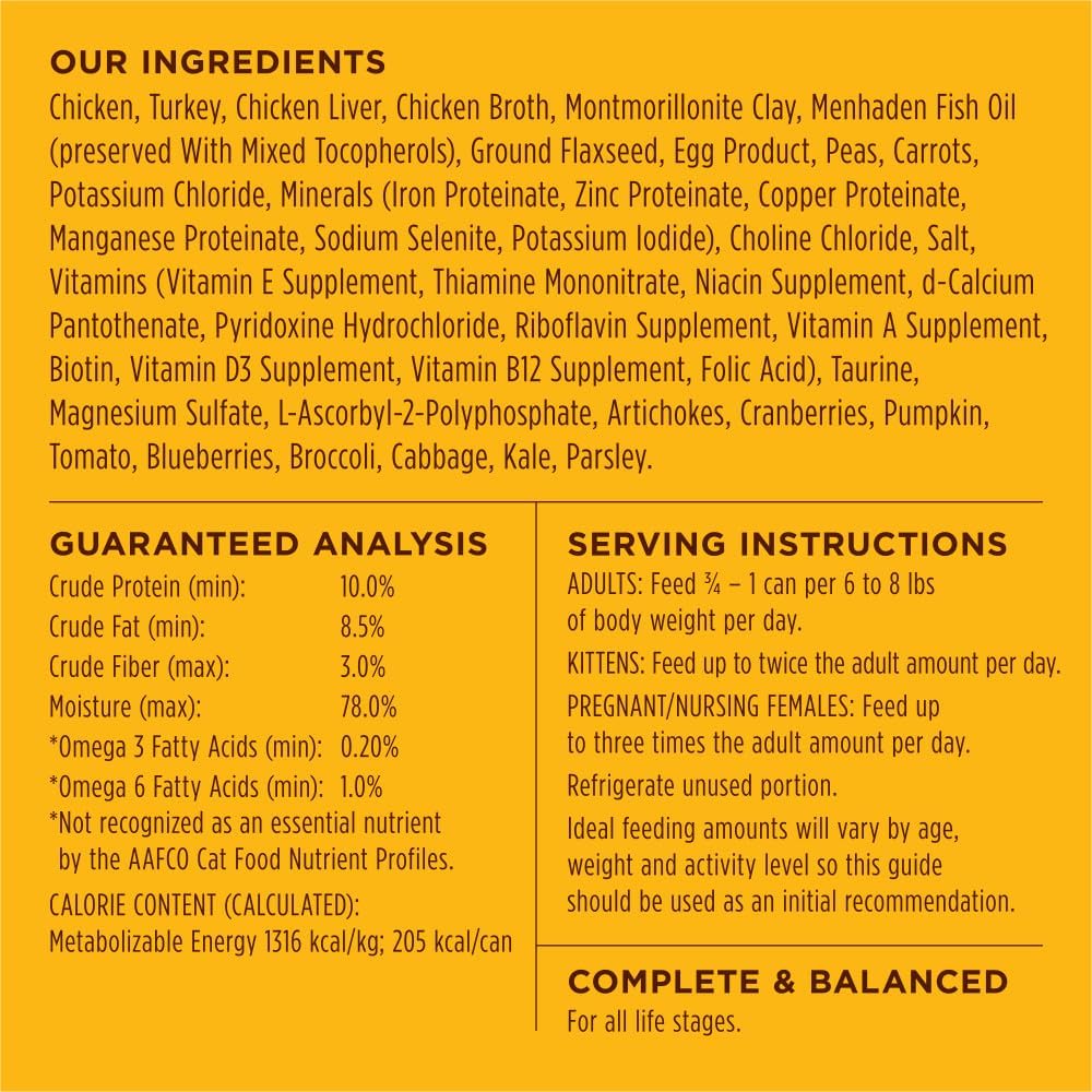 Instinct Original Grain Free Real Chicken Recipe Natural Wet Canned Cat Food, 5.5 Ounce (Pack of 12) - Image 6