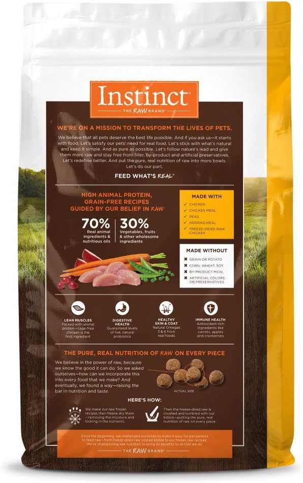 Instinct Original Grain Free Recipe with Real Chicken Natural Dry Dog Food - Image 2