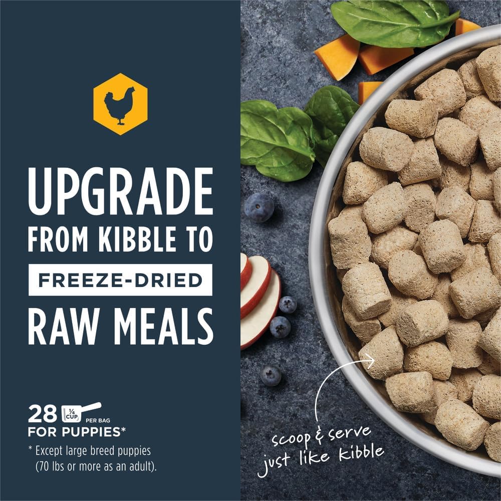 Instinct Raw Meals Freeze-Dried Puppy Chicken Dog Food - Image 4